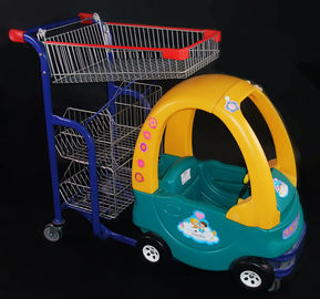 Cina Baby Seat Grocery Store Shopping Cart Penanganan Mudah Ringan Berlangsung pemasok