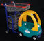 Baby Seat Grocery Store Shopping Cart Penanganan Mudah Ringan Berlangsung pemasok